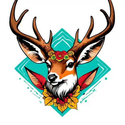 jackalope tattoo design idea