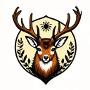 jackalope tattoo design idea
