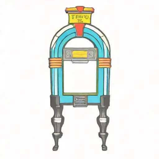 Wurlitzer jukebox tattoo design idea