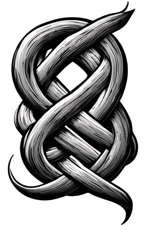 Irish family knot design incorporating tattoo design idea