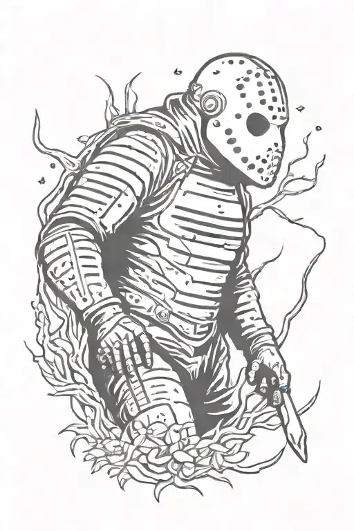 Jason Voorhees, Turritopsis dohrnii and Tardigrades across fife tattoo design idea