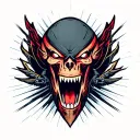 Medium size chest tattoo design idea