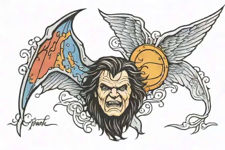 meat loaf tattoo design idea