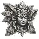 Mayan tattoo design idea