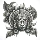 Mayan tattoo design idea
