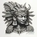 Mayan tattoo design idea
