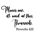 Proverbs 4 23 tattoo design idea