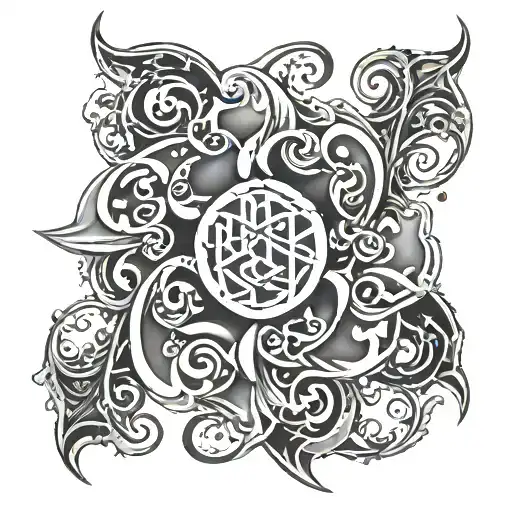 ambigram tattoo Josh Duke tattoo design idea
