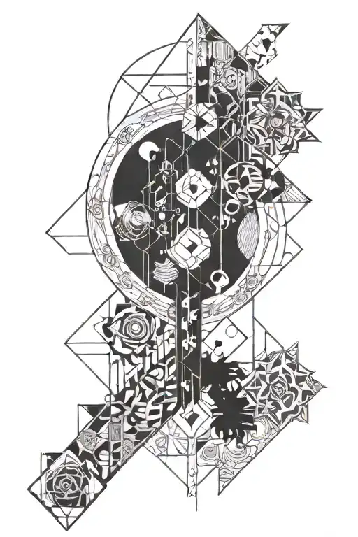 Protection+ Luck+Money+Love tattoo design idea