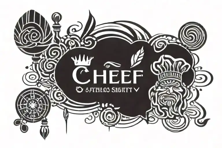 Chef sobriety tattoo design tattoo design idea