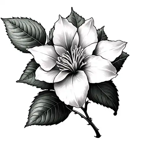 clematis flower growing up foot tattoo design idea
