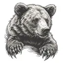 Bear Cub tattoo design idea