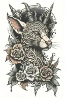 drill tattoo design idea