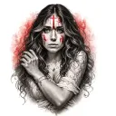 religious domestic violence survivor tattoo design idea