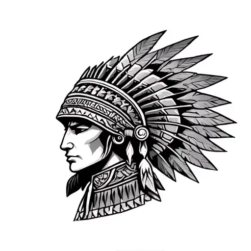 Aztec Armor tattoo design idea