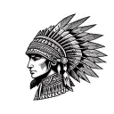 Aztec Armor tattoo design idea