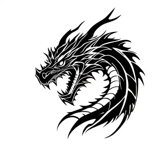 trash the dragon from twenty one pilots tattoo design idea