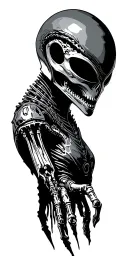 alien industries tattoo design idea