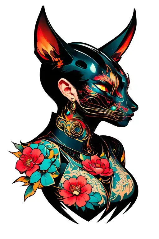 Cyberpunk 2077 Cyberware tattoo design idea