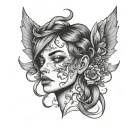Femboy tattoo design idea