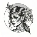 Femboy tattoo design idea