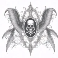 death tattoo design idea
