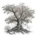 poison tree tattoo design idea
