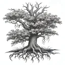 poison tree tattoo design idea