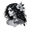 Lilith tattoo design idea