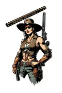 Fallout New Vegas Raiders logo tattoo design idea