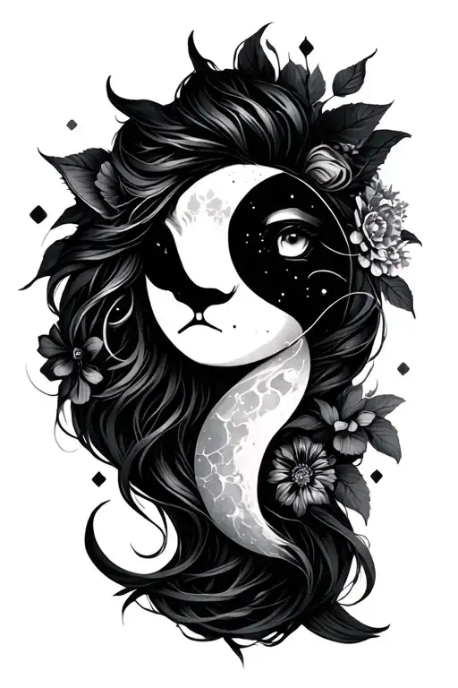 incorporate sun in Leo, moon in Gemini, and ascendant in Pisces girly small tattoo design idea