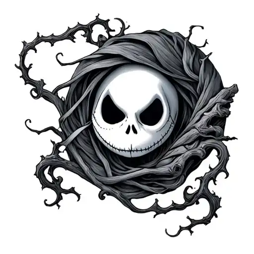 Nightmare Before Christmas tattoo design idea