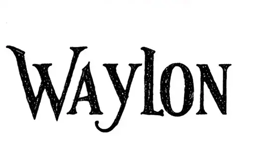 "Waylon" tattoo design idea