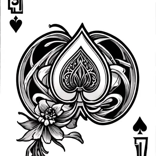 Playing Card tattoo design idea