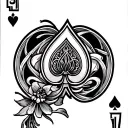 Playing Card tattoo design idea
