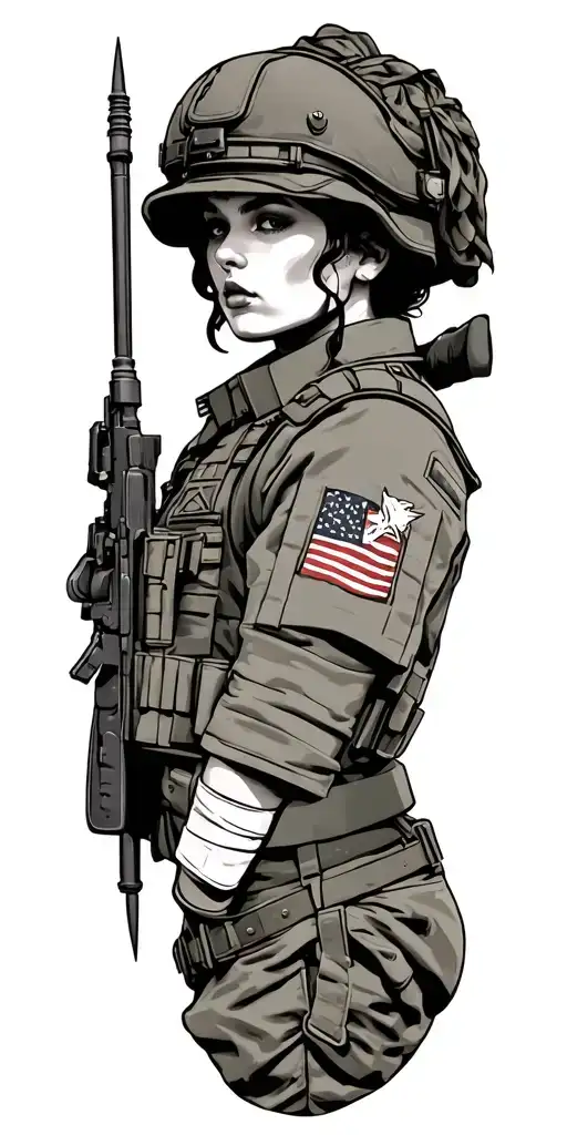 military tattoo tattoo design idea