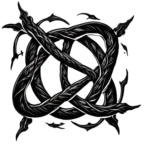 Witches Knot tattoo design idea