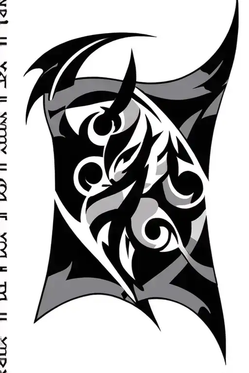 Murray tribal polynesian tribal tattoo design idea
