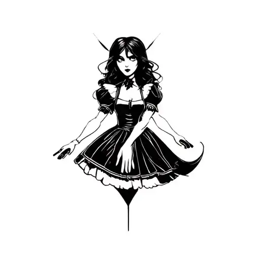 Alice madness returns tattoo design idea
