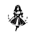 Alice madness returns tattoo design idea