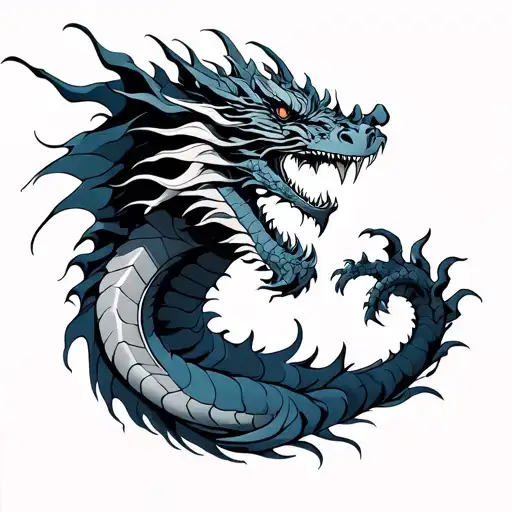 Dragon Porto Bleu Hope Chance For force tattoo design idea
