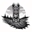 Totem Field tattoo design idea