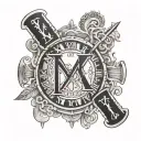 1997 Roman Numerals tattoo design idea