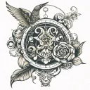  want to have a fullarm tatoo that has something to do with god like a Verse or something and the Birthdays from the peo tattoo design idea