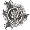  want to have a fullarm tatoo that has something to do with god like a Verse or something and the Birthdays from the peo tattoo design idea