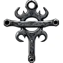 spanner tools tattoo design idea