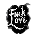 Fuck Love letter written tattoo design idea