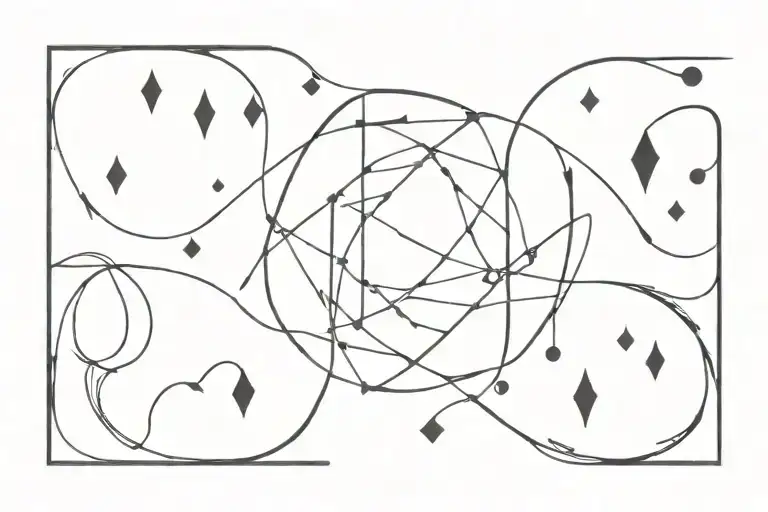 Blackout tattoo depicting tattoo design idea