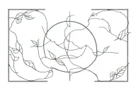 Blackout tattoo depicting tattoo design idea