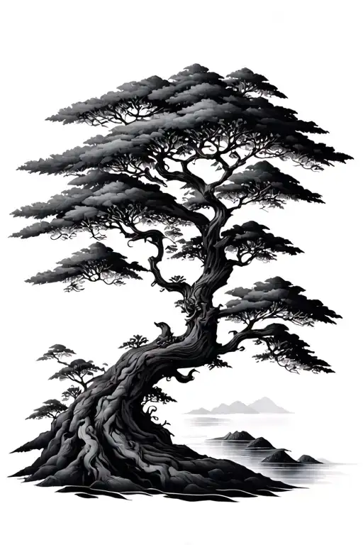 Bodhi Tree tattoo design idea